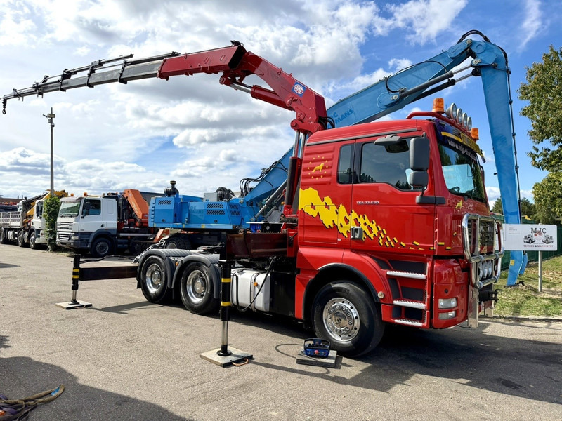 MAN TGA 33.530 6x4 - 90T ZSM + KRAN HMF 3720 K6 (17.3m) - RETARDER - MANUAL ZF - EURO 3 - 590.000km - ALCOA - BIG AXLES HUB REDUCTION - BE TRUCK - TOP CONDITION - Ťahač: obrázok 2 MAN TGA 33.530 6x4 - 90T ZSM + KRAN HMF 3720 K6 (17.3m) - RETARDER - MANUAL ZF - EURO 3 - 590.000km - ALCOA - BIG AXLES HUB REDUCTION - BE TRUCK - TOP CONDITION - Ťahač: obrázok 2