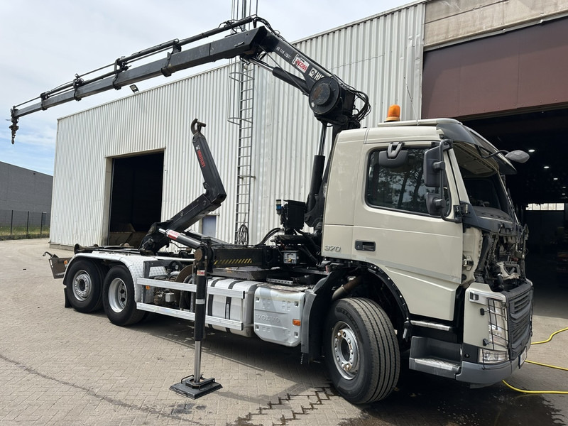 Volvo FM 370 6x2 HOOKLIFT 21T + CRANE HIAB 144 E-4 HIDUO - ENGINE / GEARBOX OK - CHASSIS OK - RUNNING + DRIVING - BE TRUCK - Hákový nosič kontajnerov, Auto s hydraulickou rukou: obrázok 1 Volvo FM 370 6x2 HOOKLIFT 21T + CRANE HIAB 144 E-4 HIDUO - ENGINE / GEARBOX OK - CHASSIS OK - RUNNING + DRIVING - BE TRUCK - Hákový nosič kontajnerov, Auto s hydraulickou rukou: obrázok 1