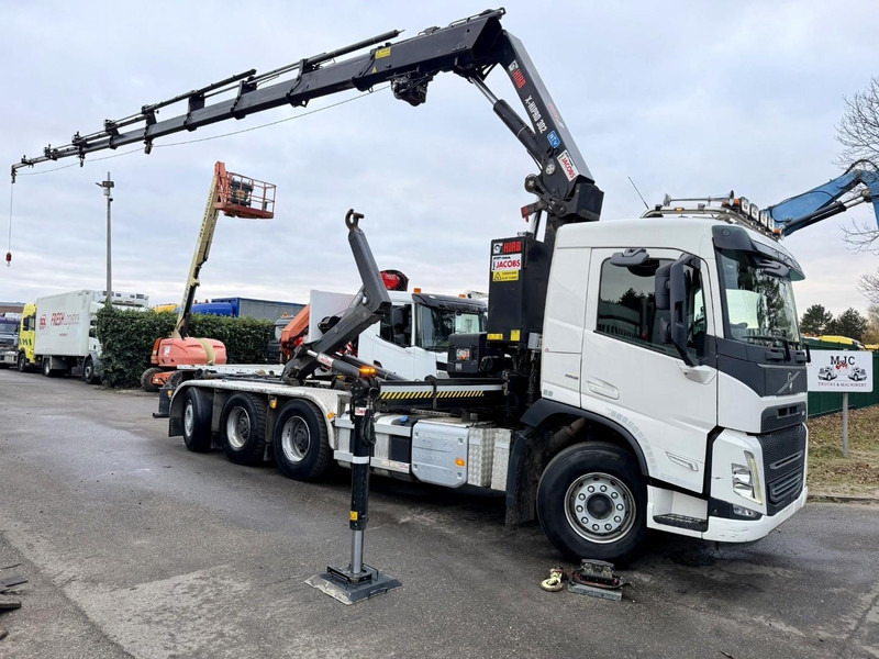 Volvo FM 500 8X4 TRIDEM HOOKLIFT + (25m!) CRANE HIAB 302 E-8x + 1 ME + WINCH - *127.000km* - *1976h crane hours* - TOP CONDITION - BE TRUCK - Hákový nosič kontajnerov, Auto s hydraulickou rukou: obrázok 1 Volvo FM 500 8X4 TRIDEM HOOKLIFT + (25m!) CRANE HIAB 302 E-8x + 1 ME + WINCH - *127.000km* - *1976h crane hours* - TOP CONDITION - BE TRUCK - Hákový nosič kontajnerov, Auto s hydraulickou rukou: obrázok 1