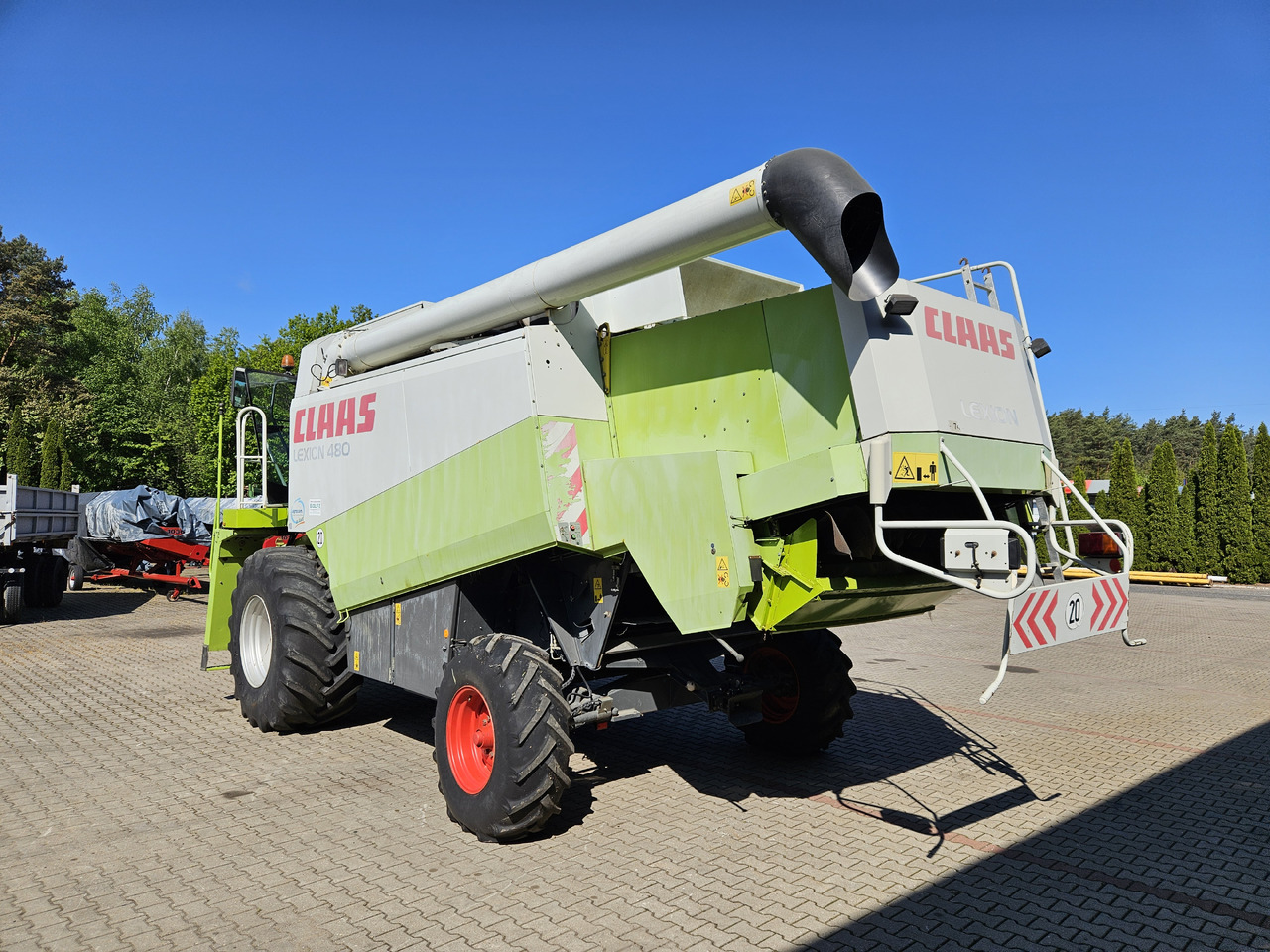 Claas Lexion 480 - Obilný kombajn: obrázok 4 Claas Lexion 480 - Obilný kombajn: obrázok 4