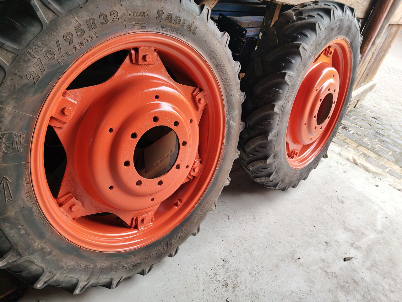 Kleber, Taurus 11.2 R32 (270/95 R32), 9.5 R48 - Kompletné koleso pre Poľnohospodárske stroje: obrázok 3 Kleber, Taurus 11.2 R32 (270/95 R32), 9.5 R48 - Kompletné koleso pre Poľnohospodárske stroje: obrázok 3