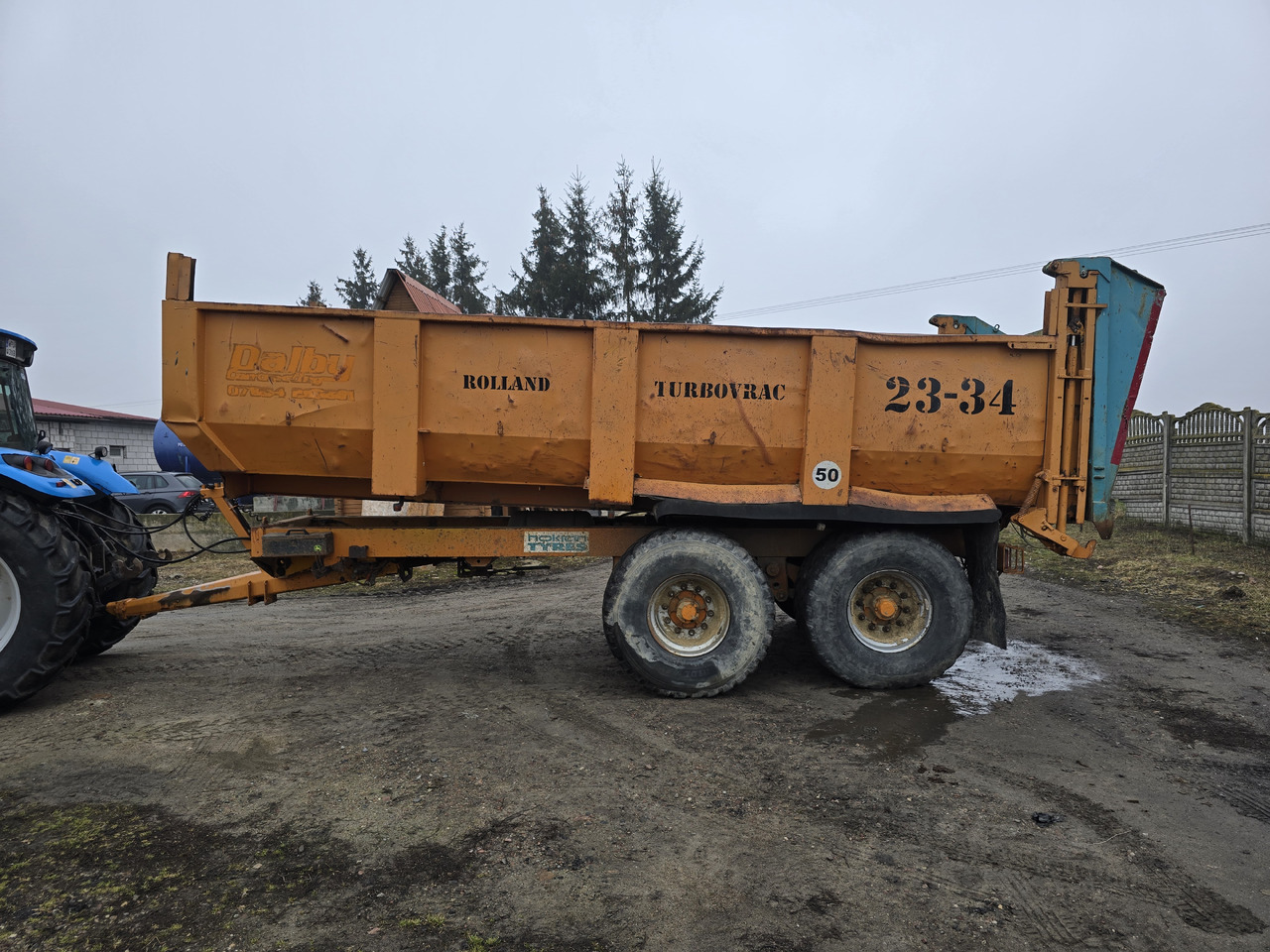 ROLLAND TURBOVRAC  23-34 - Poľnohospodársky sklápěcí príves: obrázok 4 ROLLAND TURBOVRAC  23-34 - Poľnohospodársky sklápěcí príves: obrázok 4