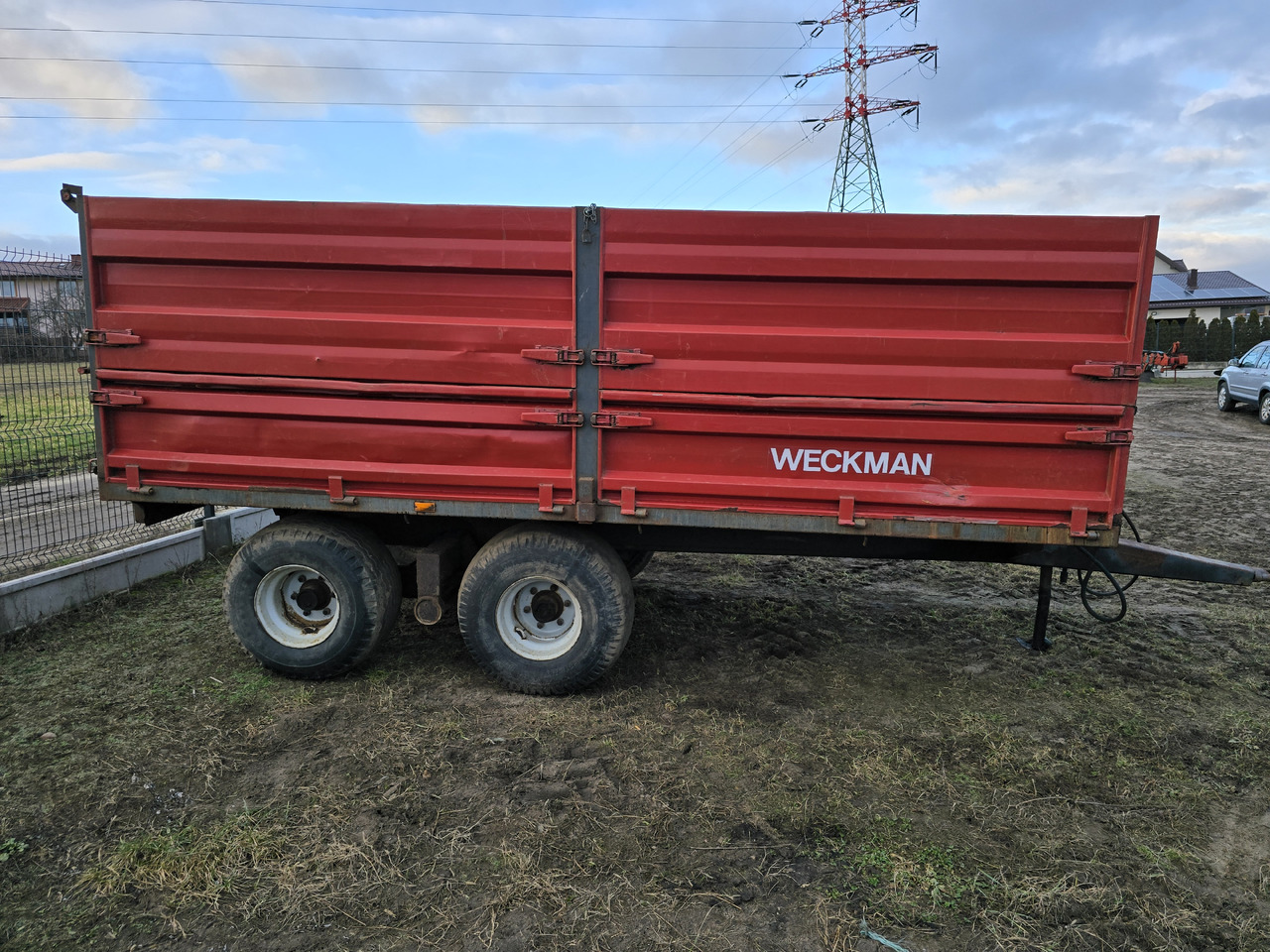 WECKMAN 11 t - Poľnohospodársky sklápěcí príves: obrázok 2 WECKMAN 11 t - Poľnohospodársky sklápěcí príves: obrázok 2