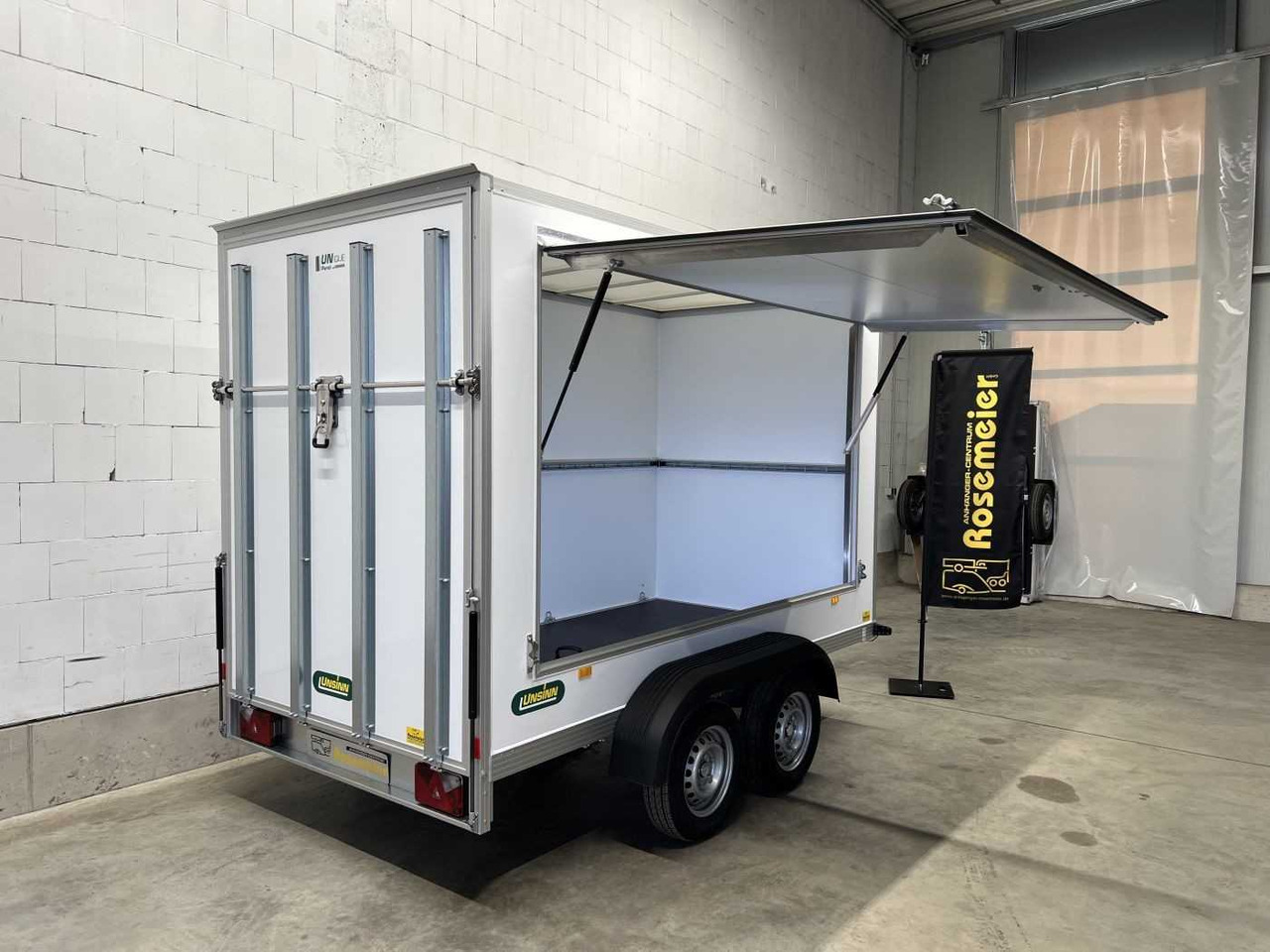 Nový Predajná príves UNSINN UKU 301519-20-13 Rampe+VKL Kofferanhänger: obrázok 10 Nový Predajná príves UNSINN UKU 301519-20-13 Rampe+VKL Kofferanhänger: obrázok 10