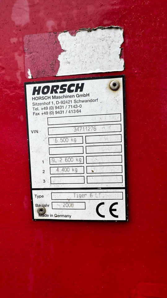 Horsch Tiger 6 LT in top Zustand - Kultivátor: obrázok 2 Horsch Tiger 6 LT in top Zustand - Kultivátor: obrázok 2