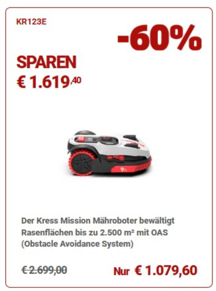 Mähroboter Kress KR123 E - Záhradná kosačka: obrázok 1 Mähroboter Kress KR123 E - Záhradná kosačka: obrázok 1