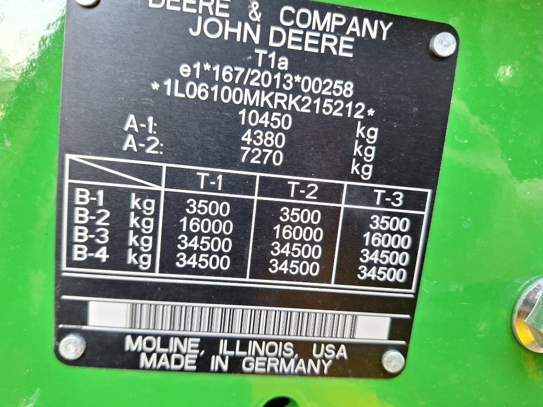 John Deere 6100M **MIETRÜCKLÄUFER** - Traktor: obrázok 2 John Deere 6100M **MIETRÜCKLÄUFER** - Traktor: obrázok 2