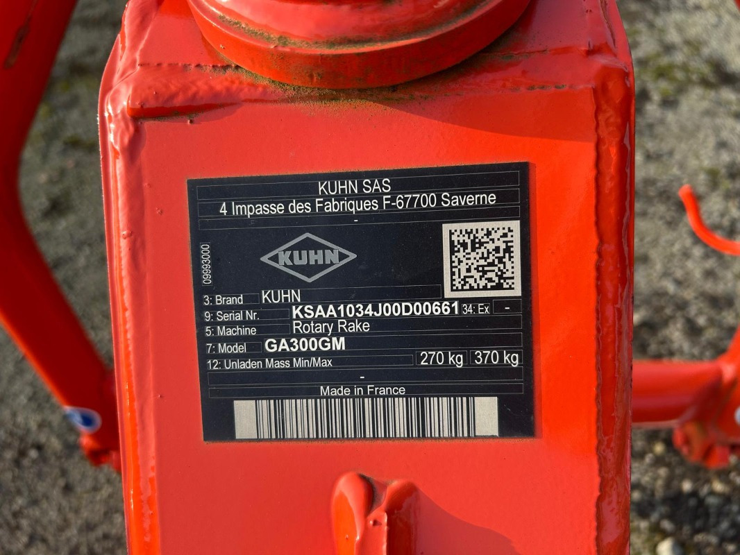 Kuhn GA 300 GM - Obracač sena: obrázok 3 Kuhn GA 300 GM - Obracač sena: obrázok 3