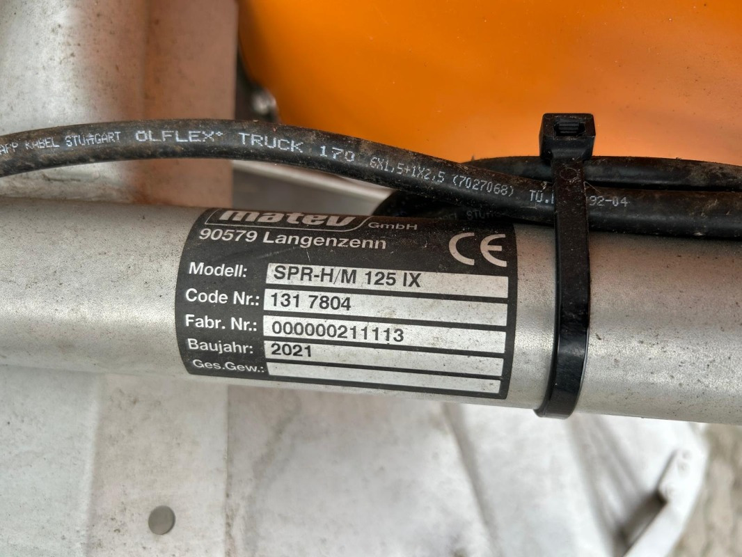 Matev SPR-H/M 125 IX - Rozmetač piesku/ Soli: obrázok 2 Matev SPR-H/M 125 IX - Rozmetač piesku/ Soli: obrázok 2