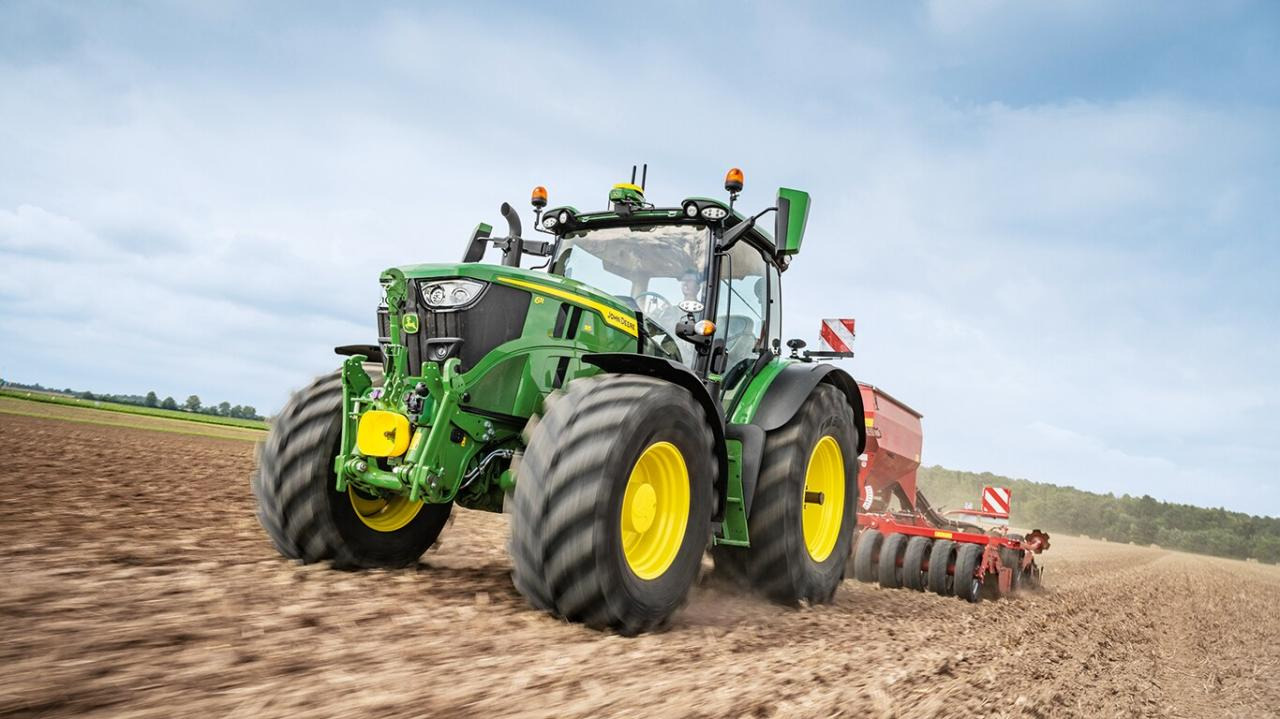 John Deere 6R185 Power Gard - Traktor: obrázok 1 John Deere 6R185 Power Gard - Traktor: obrázok 1