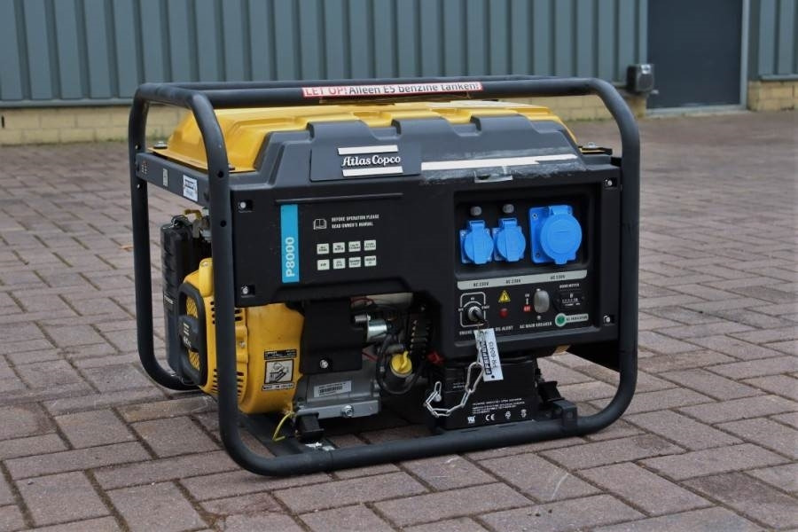 Atlas Copco P8000 Valid inspection, *Guarantee! Gasoline, 6.5 - Elektrický generátor: obrázok 1 Atlas Copco P8000 Valid inspection, *Guarantee! Gasoline, 6.5 - Elektrický generátor: obrázok 1
