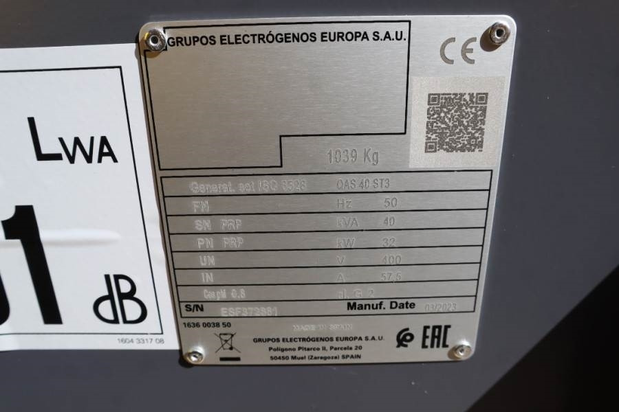 Atlas Copco QAS 40 ST3 Valid inspection, *Guarantee! Diesel, 4 - Elektrický generátor: obrázok 3 Atlas Copco QAS 40 ST3 Valid inspection, *Guarantee! Diesel, 4 - Elektrický generátor: obrázok 3