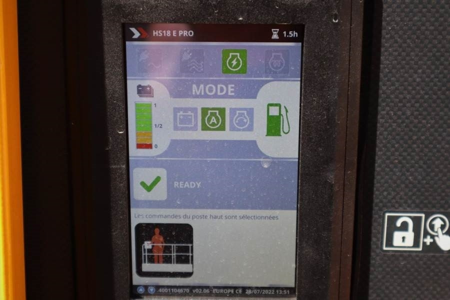 Haulotte HS18EPRO Valid Inspection, Full Electric 4x4 Drive - Samohybná plošiny: obrázok 4 Haulotte HS18EPRO Valid Inspection, Full Electric 4x4 Drive - Samohybná plošiny: obrázok 4