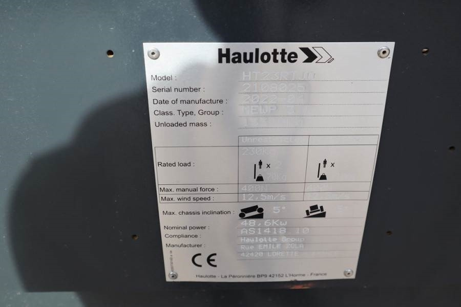 Haulotte HT23RTJ O Valid Inspection, *Guarantee! Diesel, 4x - Teleskopická plošina: obrázok 5 Haulotte HT23RTJ O Valid Inspection, *Guarantee! Diesel, 4x - Teleskopická plošina: obrázok 5