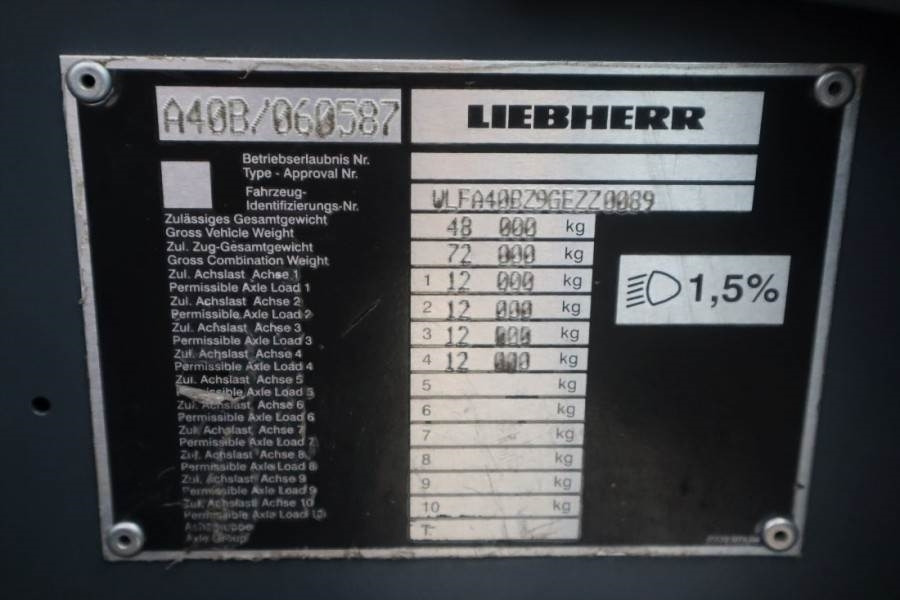 Liebherr LTM1070-4.2 Dutch Vehicle Registration, Valid Insp - Žeriav pre všetky terény: obrázok 5 Liebherr LTM1070-4.2 Dutch Vehicle Registration, Valid Insp - Žeriav pre všetky terény: obrázok 5