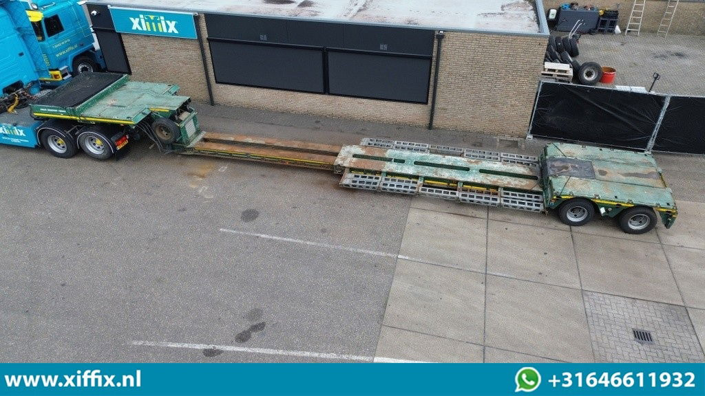 Faymonville 2-ass. Uitschuifbare dieplader met afneembare zwanenhals / 2x gestuu - Náves podvalník: obrázok 2 Faymonville 2-ass. Uitschuifbare dieplader met afneembare zwanenhals / 2x gestuu - Náves podvalník: obrázok 2