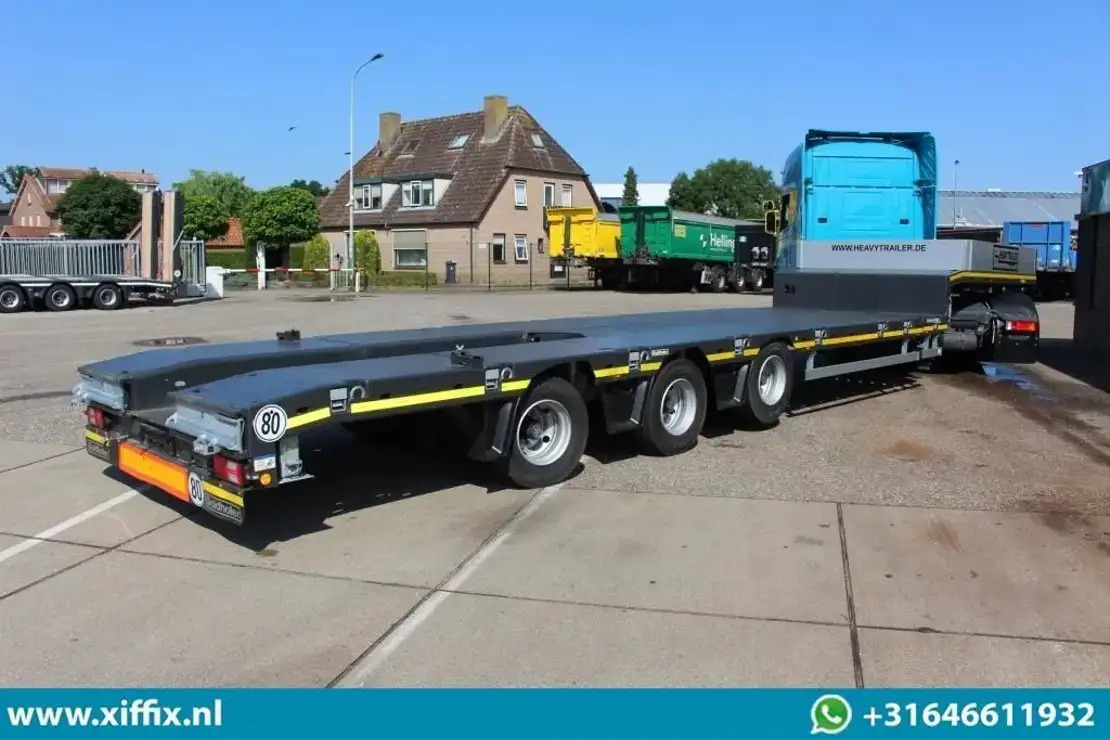 Goldhofer TE Huur 3-ass. Uitschuifbare semi dieplader / Naloop gestuurd - Náves podvalník: obrázok 3 Goldhofer TE Huur 3-ass. Uitschuifbare semi dieplader / Naloop gestuurd - Náves podvalník: obrázok 3