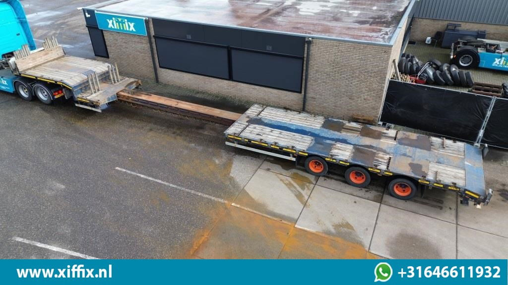 HRD 3-ass. Uitschuifbare Semi dieplader / 1x naloop gestuurd - Náves podvalník: obrázok 2 HRD 3-ass. Uitschuifbare Semi dieplader / 1x naloop gestuurd - Náves podvalník: obrázok 2