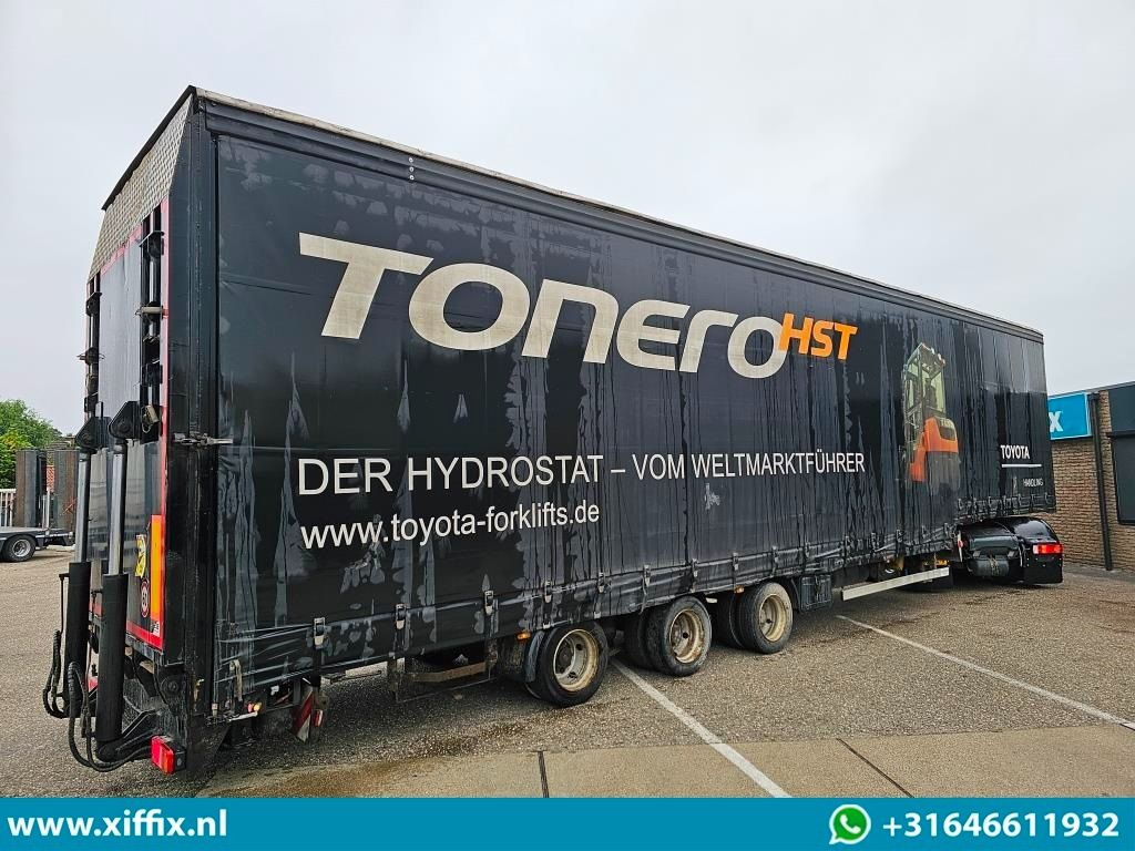 Wiese 3-ass. Semi dieplader met huifopbouw / Wiese 9 tons laadklep - Náves podvalník: obrázok 4 Wiese 3-ass. Semi dieplader met huifopbouw / Wiese 9 tons laadklep - Náves podvalník: obrázok 4