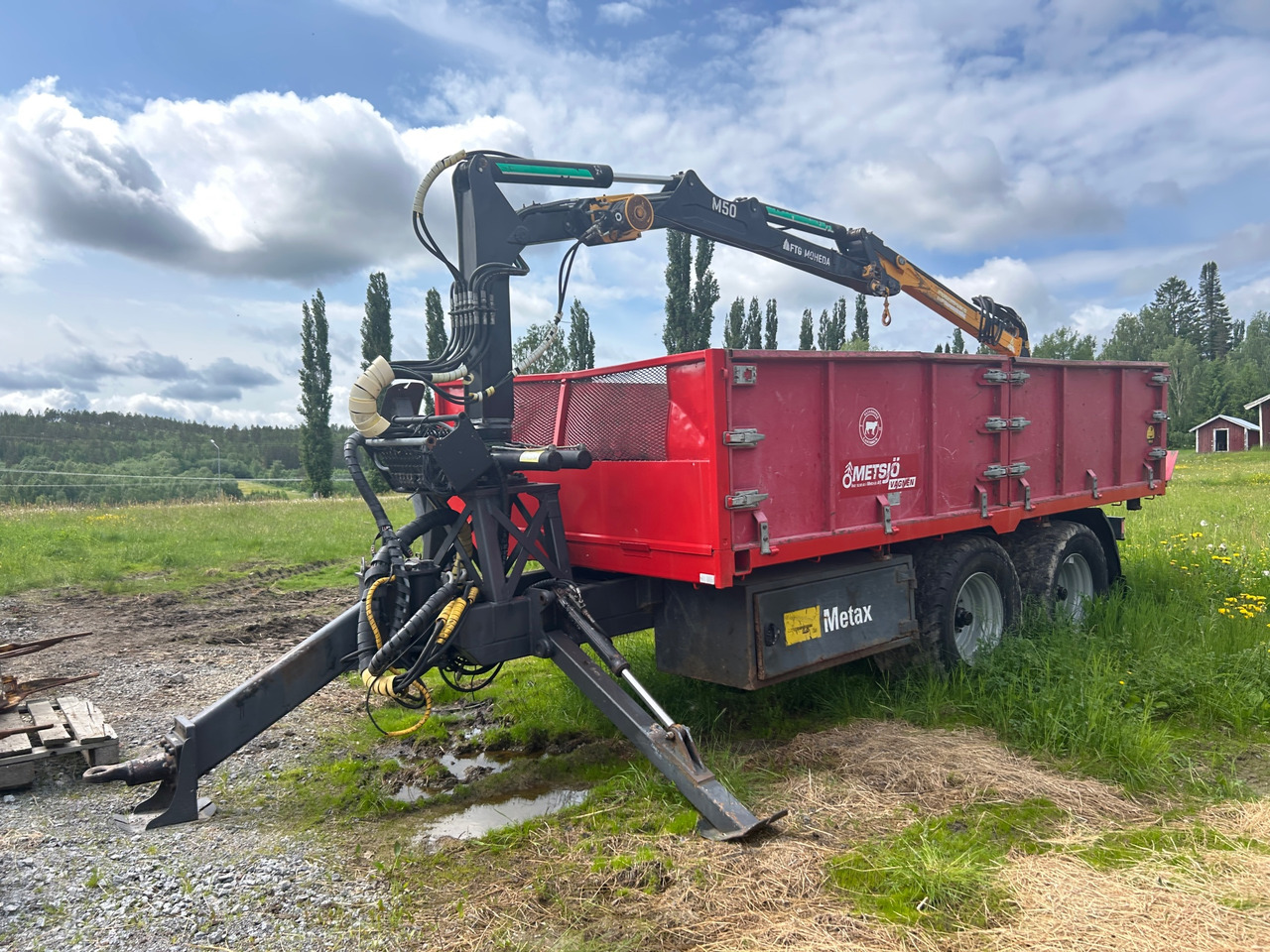Metsjö Metax - Príves sklápěcí: obrázok 1 Metsjö Metax - Príves sklápěcí: obrázok 1