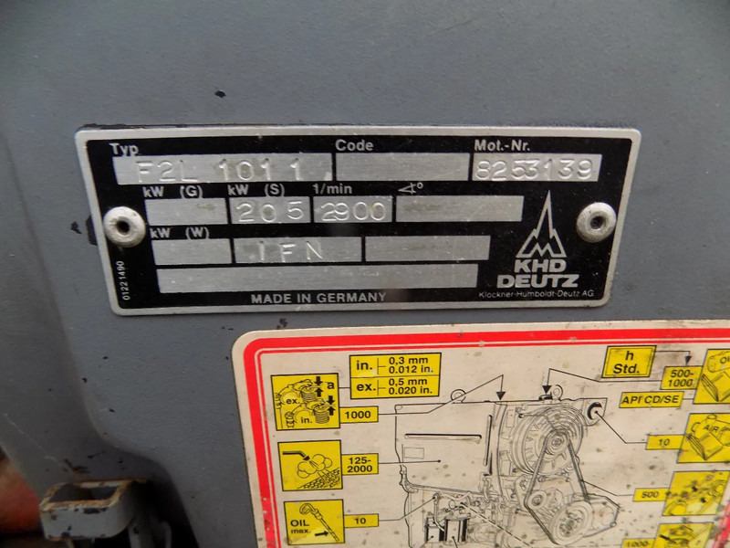 Ingersoll Rand compressor deutz typ 1011 met tandem aanhanger - Vzduchový kompresor: obrázok 5 Ingersoll Rand compressor deutz typ 1011 met tandem aanhanger - Vzduchový kompresor: obrázok 5