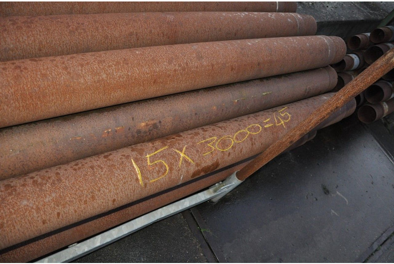 Casing boorbuis drillpipe 15 x 3 meter - Vrtné príslušenstvo: obrázok 2 Casing boorbuis drillpipe 15 x 3 meter - Vrtné príslušenstvo: obrázok 2