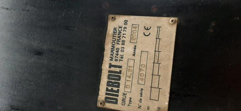 Diebolt BOOMKRAAN D14.81 - Hydraulická ruka: obrázok 1 Diebolt BOOMKRAAN D14.81 - Hydraulická ruka: obrázok 1