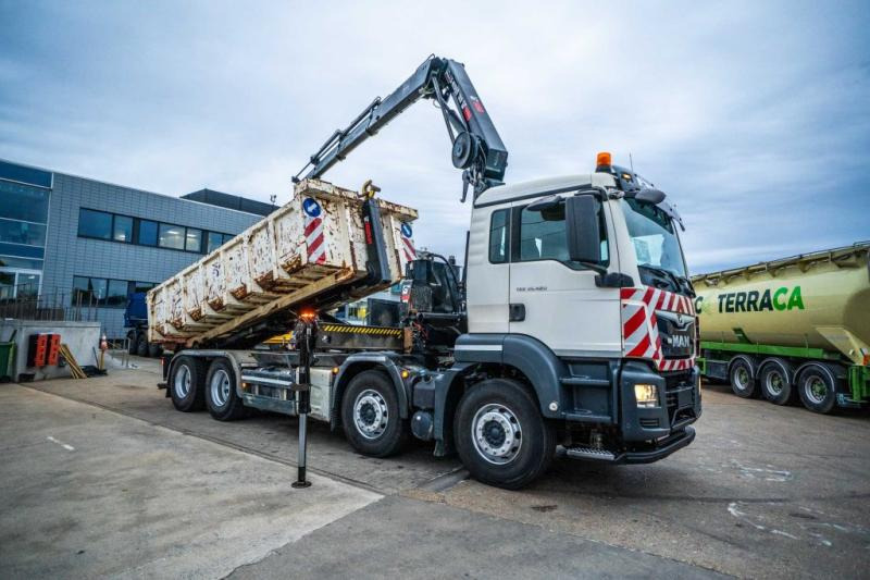 MAN TGS 32.420 BL + HIAB X-HIDUO 188/3x - Hákový nosič kontajnerov, Auto s hydraulickou rukou: obrázok 2 MAN TGS 32.420 BL + HIAB X-HIDUO 188/3x - Hákový nosič kontajnerov, Auto s hydraulickou rukou: obrázok 2
