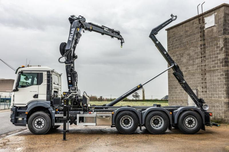 MAN TGS 35.520 BL - ATLAS 240.2E - Hákový nosič kontajnerov, Auto s hydraulickou rukou: obrázok 2 MAN TGS 35.520 BL - ATLAS 240.2E - Hákový nosič kontajnerov, Auto s hydraulickou rukou: obrázok 2