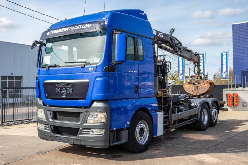 MAN TGX 25.440 LL - HIAB 122 PRO - Hákový nosič kontajnerov, Auto s hydraulickou rukou: obrázok 1 MAN TGX 25.440 LL - HIAB 122 PRO - Hákový nosič kontajnerov, Auto s hydraulickou rukou: obrázok 1