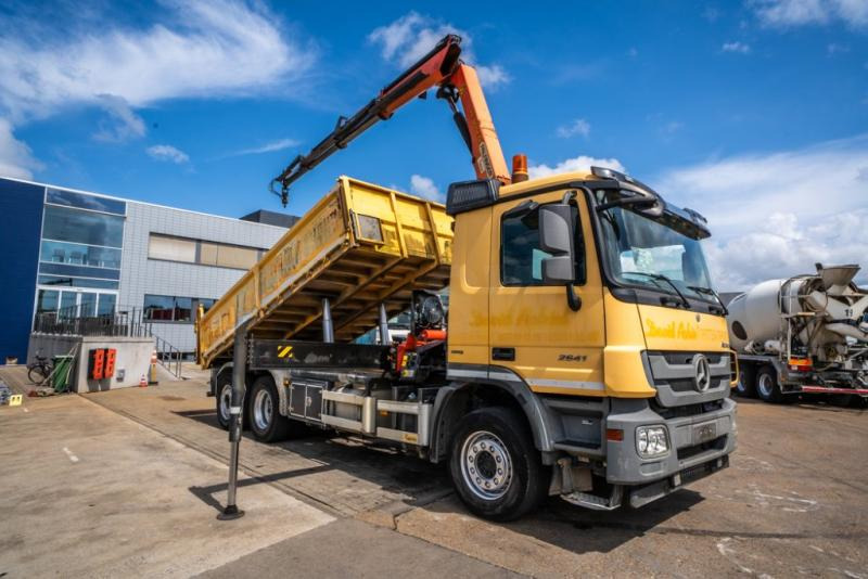 Mercedes ACTROS 2641-MP3-6x2-4+ PK 18 T/m/3XHydr. - Sklápač, Auto s hydraulickou rukou: obrázok 2 Mercedes ACTROS 2641-MP3-6x2-4+ PK 18 T/m/3XHydr. - Sklápač, Auto s hydraulickou rukou: obrázok 2
