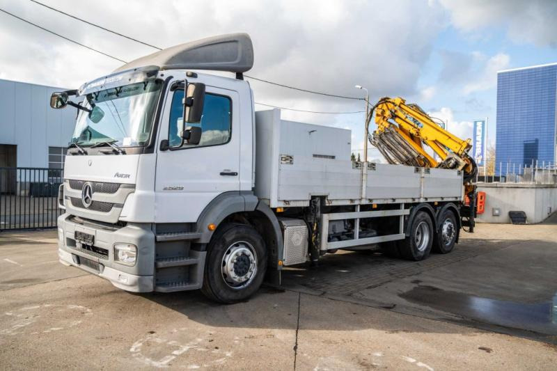 Mercedes AXOR 2529 L - EFFER 250/4S+JIB - Valníkový/ Plošinový nákladný automobil, Auto s hydraulickou rukou: obrázok 1 Mercedes AXOR 2529 L - EFFER 250/4S+JIB - Valníkový/ Plošinový nákladný automobil, Auto s hydraulickou rukou: obrázok 1