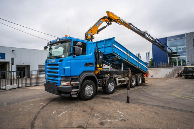 Scania R400 - EFFER 210-4S - Sklápač, Auto s hydraulickou rukou: obrázok 1 Scania R400 - EFFER 210-4S - Sklápač, Auto s hydraulickou rukou: obrázok 1