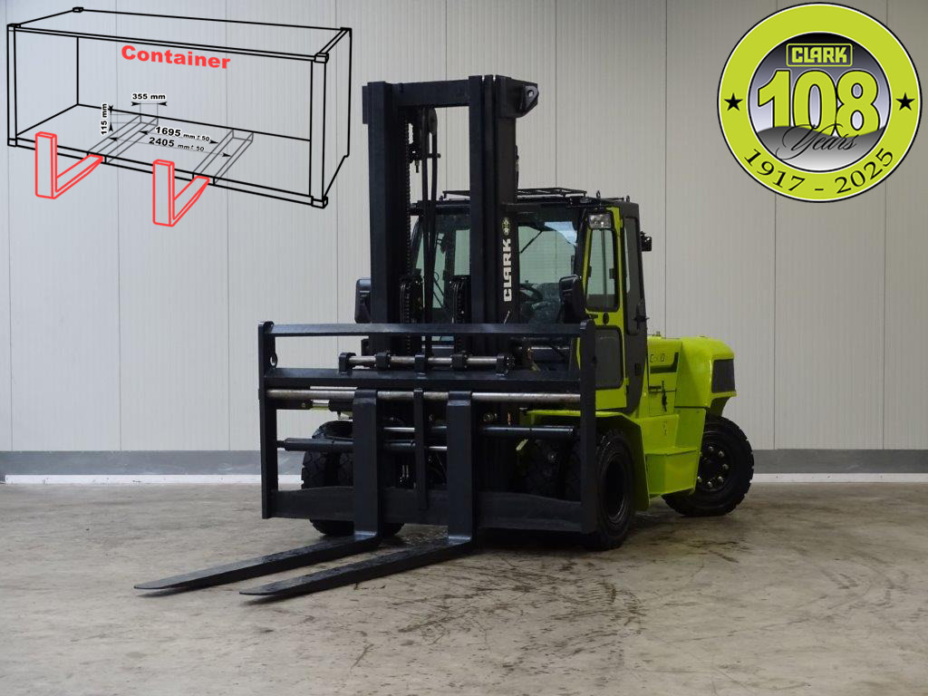 Clark C80D900 - TRIPLEX - DEMO - Dieselový vysokozdvižný vozík: obrázok 1 Clark C80D900 - TRIPLEX - DEMO - Dieselový vysokozdvižný vozík: obrázok 1