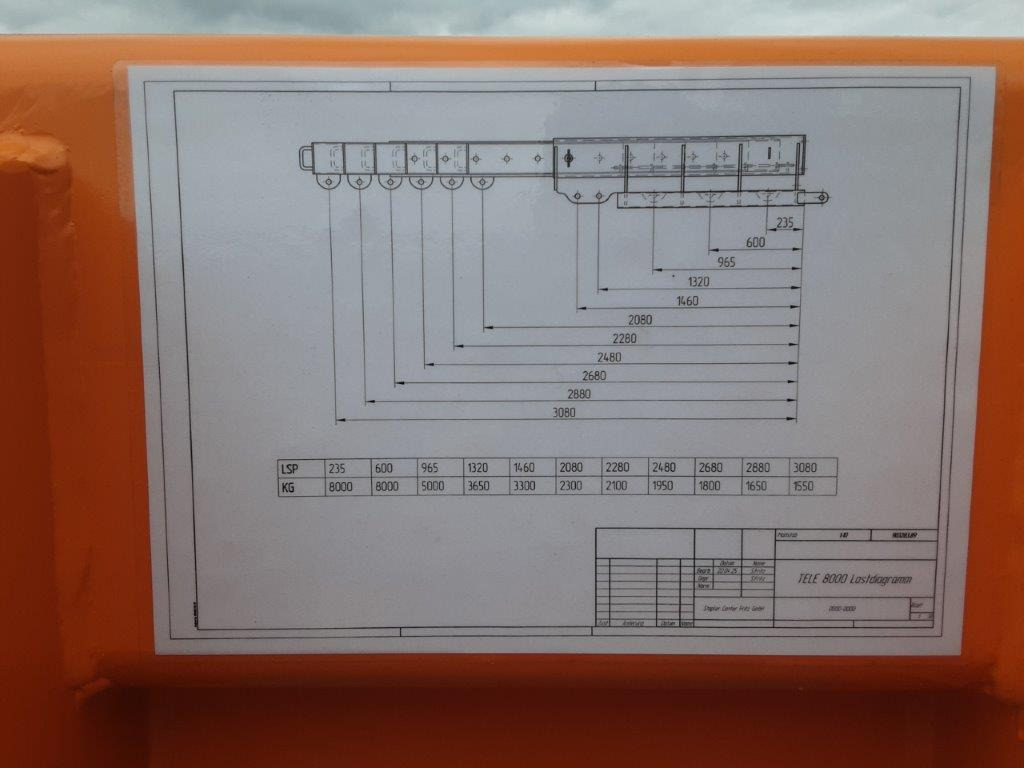SAGO Teleskopkran 8000/ LSP 600 - NEU - Žeriav: obrázok 3 SAGO Teleskopkran 8000/ LSP 600 - NEU - Žeriav: obrázok 3