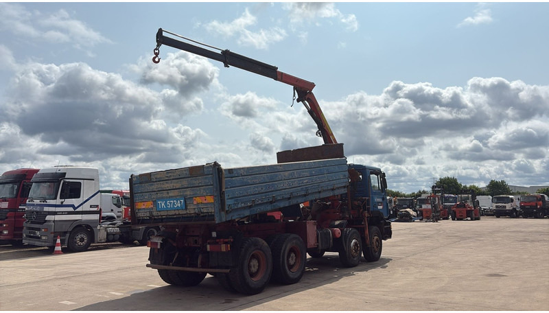 MAN 35.362 (6 CYLINDER / MANUAL PUMP / 8X4 / FALFINGER CRANE PK80 / STEEL SUSP.) - Sklápač, Auto s hydraulickou rukou: obrázok 4 MAN 35.362 (6 CYLINDER / MANUAL PUMP / 8X4 / FALFINGER CRANE PK80 / STEEL SUSP.) - Sklápač, Auto s hydraulickou rukou: obrázok 4