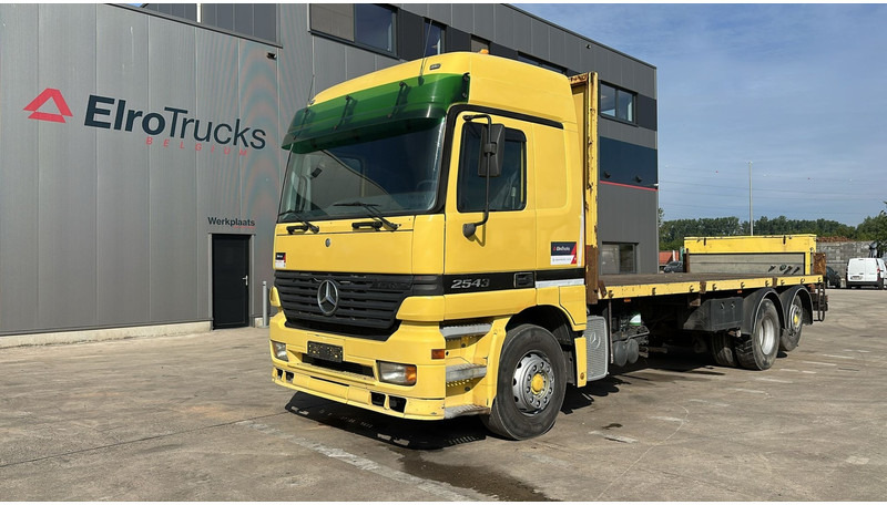 Mercedes-Benz ACTROS 2543 (EPS / 3 PEDALES / LAMES DEVANT / STEEL FRONT / PARFAIT ETAT !! / V6) - Valníkový/ Plošinový nákladný automobil: obrázok 1 Mercedes-Benz ACTROS 2543 (EPS / 3 PEDALES / LAMES DEVANT / STEEL FRONT / PARFAIT ETAT !! / V6) - Valníkový/ Plošinový nákladný automobil: obrázok 1