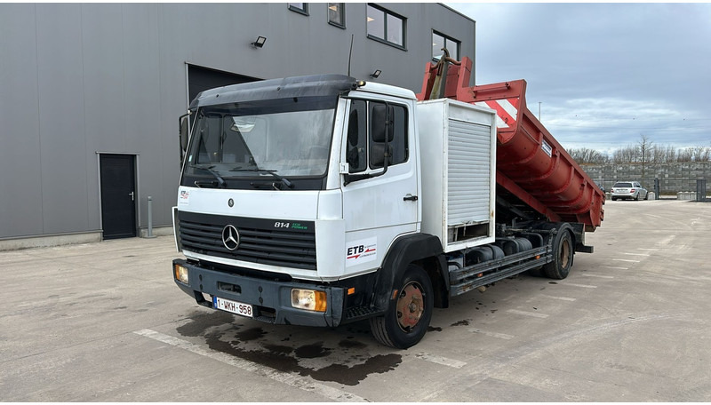Mercedes-Benz SK 814 (BELGIAN TRUCK / HOOK / PERFECT CONDITION !!! / WITH CONTAINER / 363000 KM !!!! ) - Hákový nosič kontajnerov: obrázok 2 Mercedes-Benz SK 814 (BELGIAN TRUCK / HOOK / PERFECT CONDITION !!! / WITH CONTAINER / 363000 KM !!!! ) - Hákový nosič kontajnerov: obrázok 2