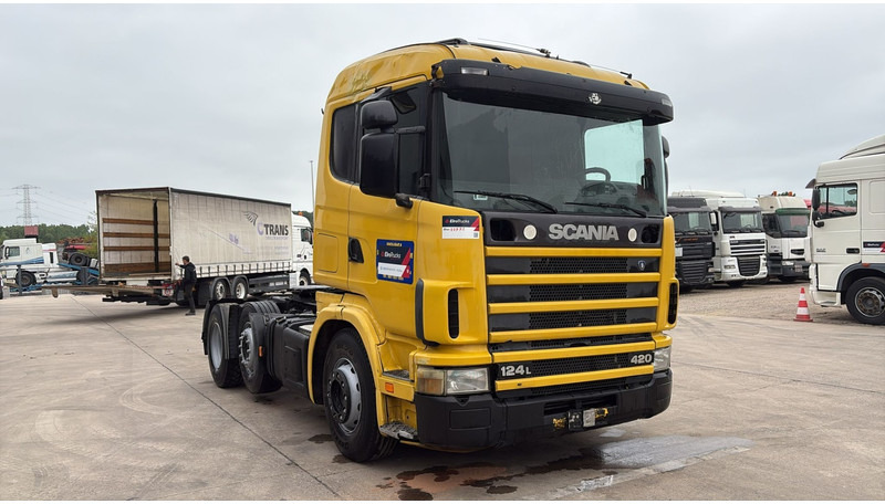 Scania 124-420 (6X2 / 8 TYRES / ORIGINAL TRACTOR UNIT / FRONT STEEL) - Ťahač: obrázok 3 Scania 124-420 (6X2 / 8 TYRES / ORIGINAL TRACTOR UNIT / FRONT STEEL) - Ťahač: obrázok 3