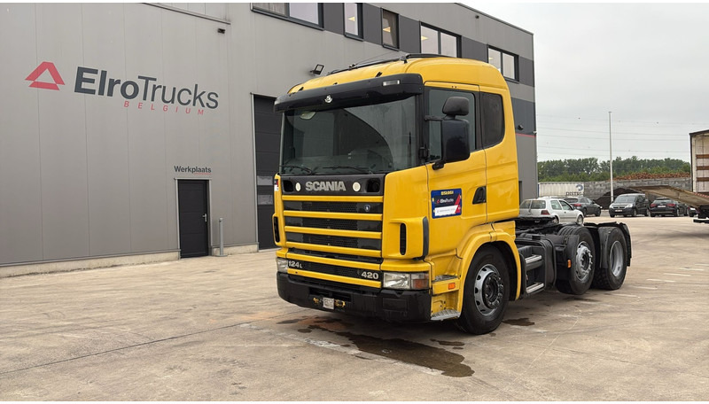Scania 124-420 (6X2 / 8 TYRES / ORIGINAL TRACTOR UNIT / FRONT STEEL) - Ťahač: obrázok 1 Scania 124-420 (6X2 / 8 TYRES / ORIGINAL TRACTOR UNIT / FRONT STEEL) - Ťahač: obrázok 1