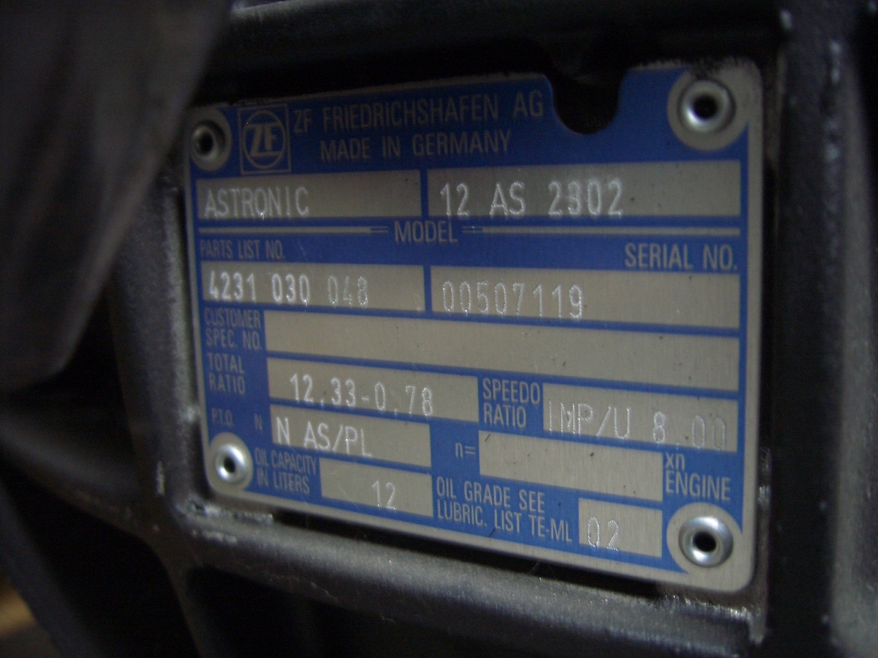 ZF 12 As-tronic - Prevodovka pre Podvozek s kabinou: obrázok 3 ZF 12 As-tronic - Prevodovka pre Podvozek s kabinou: obrázok 3