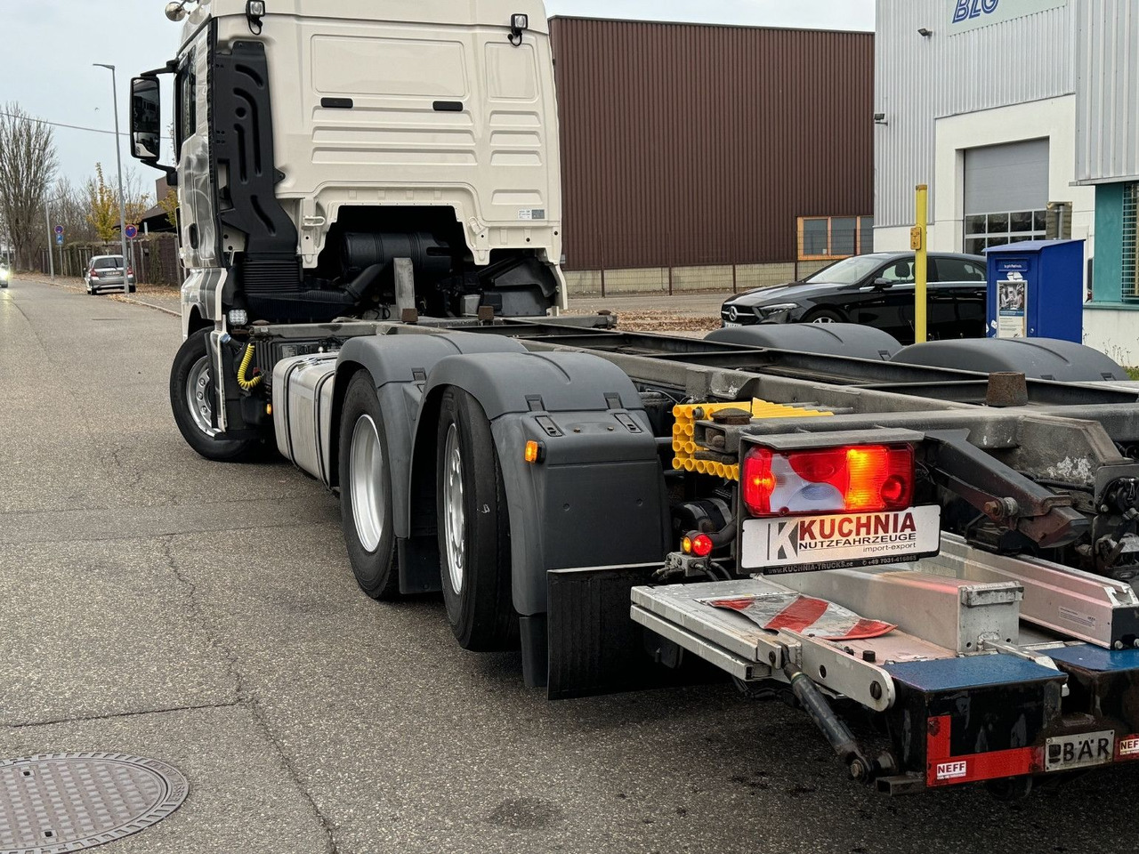 MAN TGX 26.500 XLX Lenkachse BDF 7,15-7,45 u-LBW 2t - Kontejnérový podvozek/ Výměnná nástavba: obrázok 2 MAN TGX 26.500 XLX Lenkachse BDF 7,15-7,45 u-LBW 2t - Kontejnérový podvozek/ Výměnná nástavba: obrázok 2