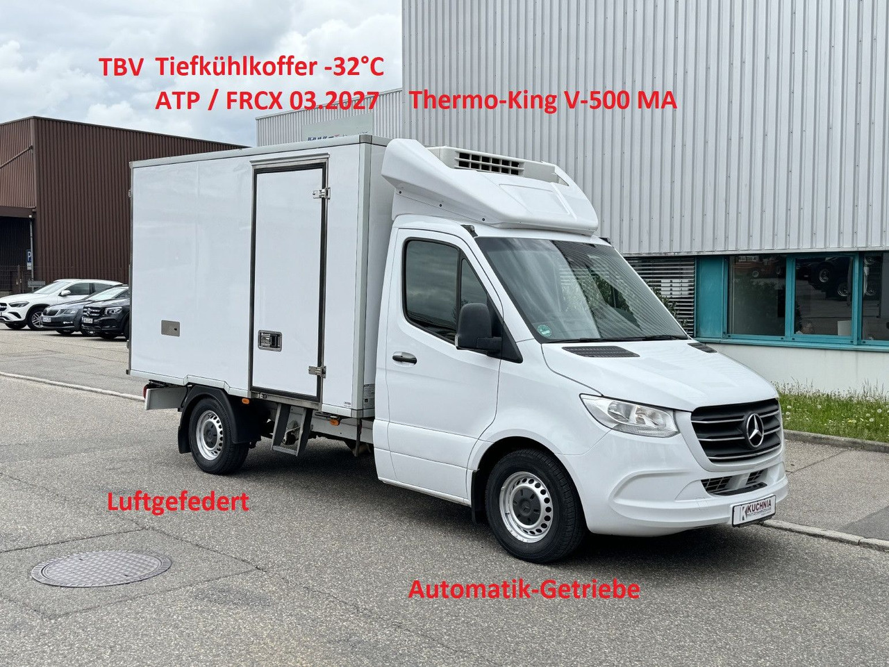 Mercedes-Benz Sprinter 316 Tiefkühl 3,3m TK V-500 MAX Luftgef. - Chladiarenská dodávka: obrázok 1 Mercedes-Benz Sprinter 316 Tiefkühl 3,3m TK V-500 MAX Luftgef. - Chladiarenská dodávka: obrázok 1