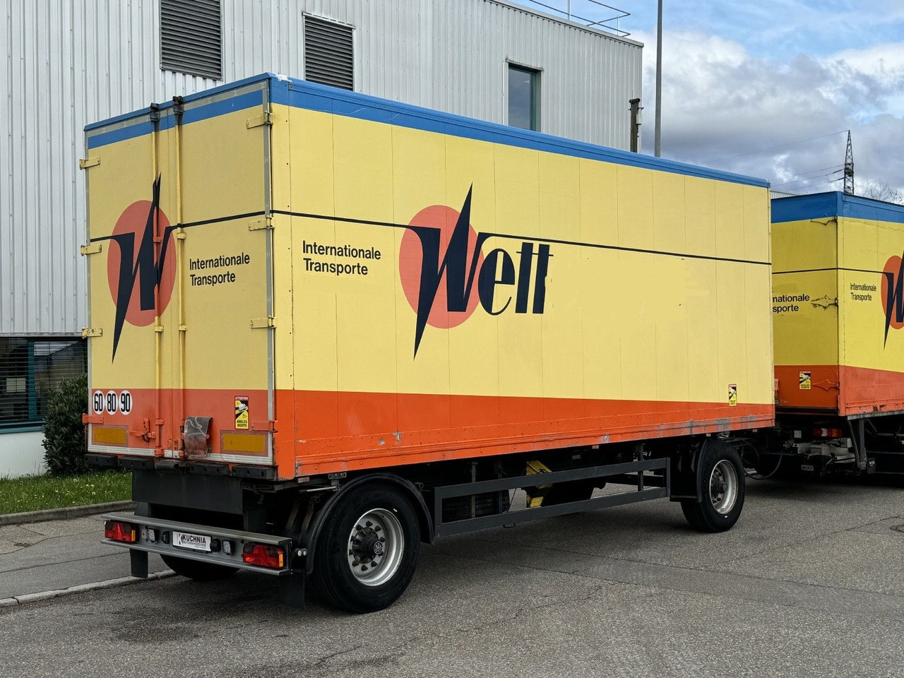 Genkopf 14t Alu-Möbelkoffer 7,1m BPW Luft ZS - Príves skriňové: obrázok 5 Genkopf 14t Alu-Möbelkoffer 7,1m BPW Luft ZS - Príves skriňové: obrázok 5