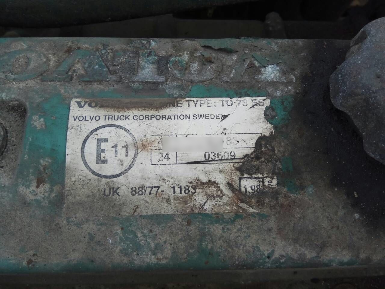 Volvo TD73E Volvo FL7 - Motor pre Nákladné auto: obrázok 5 Volvo TD73E Volvo FL7 - Motor pre Nákladné auto: obrázok 5