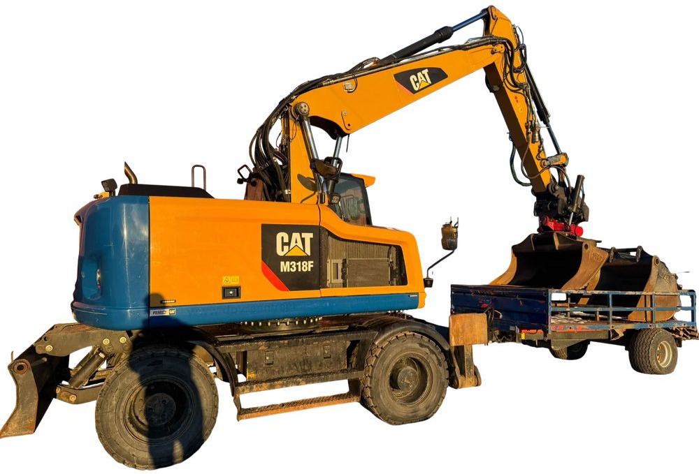 Caterpillar M318F, 2018 ROK, PODPORY + PŁUG, ROTOTILT - Kolesové rýpadlo: obrázok 4 Caterpillar M318F, 2018 ROK, PODPORY + PŁUG, ROTOTILT - Kolesové rýpadlo: obrázok 4