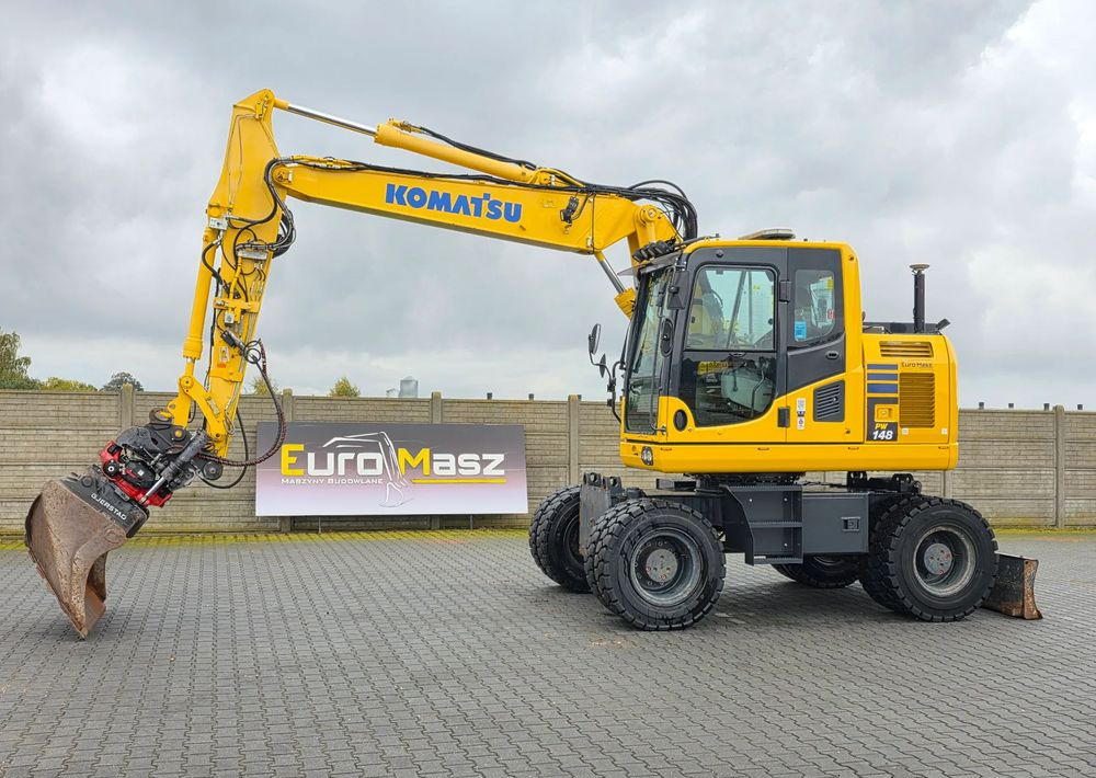 Komatsu PW 148-10, 2016 ROK, SYSTEM LEICA 3D - Kolesové rýpadlo: obrázok 1 Komatsu PW 148-10, 2016 ROK, SYSTEM LEICA 3D - Kolesové rýpadlo: obrázok 1