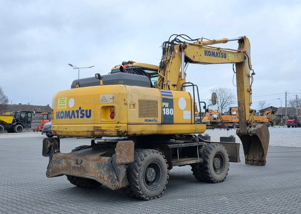 Komatsu PW 180-7EO, 2007 ROK, PODPORY + PŁUG - Kolesové rýpadlo: obrázok 4 Komatsu PW 180-7EO, 2007 ROK, PODPORY + PŁUG - Kolesové rýpadlo: obrázok 4