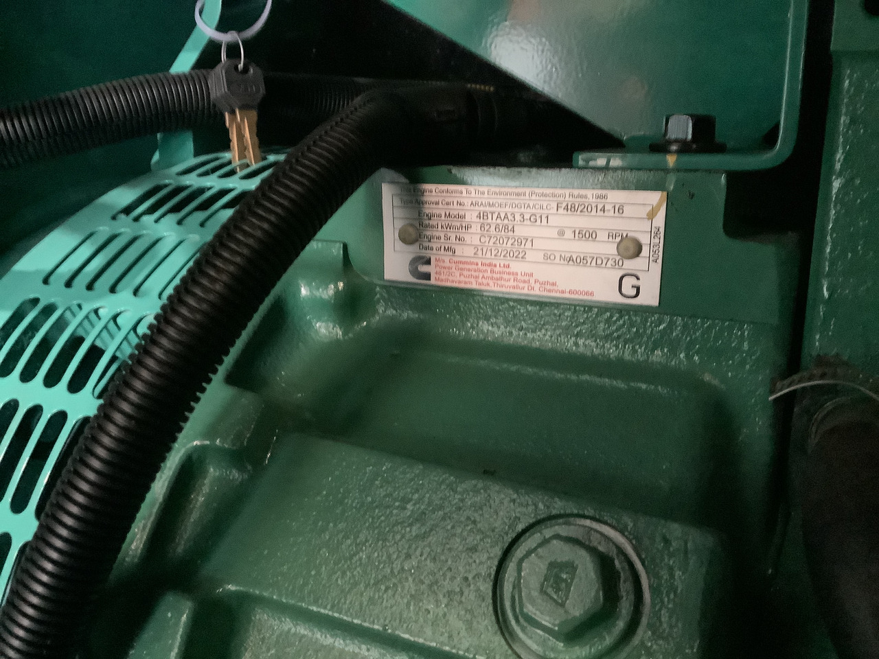 Cummins 62.5 KVA Brand new (2) - Elektrický generátor: obrázok 5 Cummins 62.5 KVA Brand new (2) - Elektrický generátor: obrázok 5