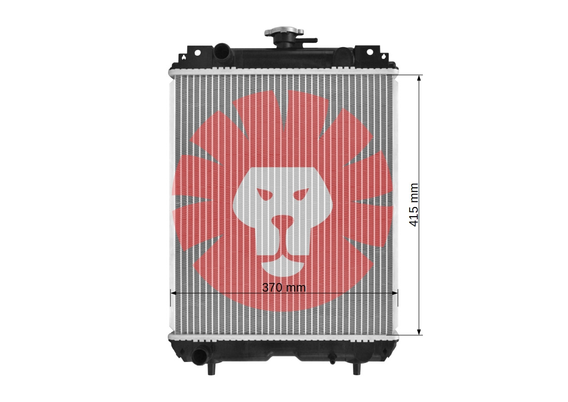 CASE CX15B CX17B CX18B - Chladič pre Mini rýpadlo: obrázok 3 CASE CX15B CX17B CX18B - Chladič pre Mini rýpadlo: obrázok 3